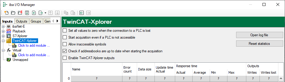 General interface settings